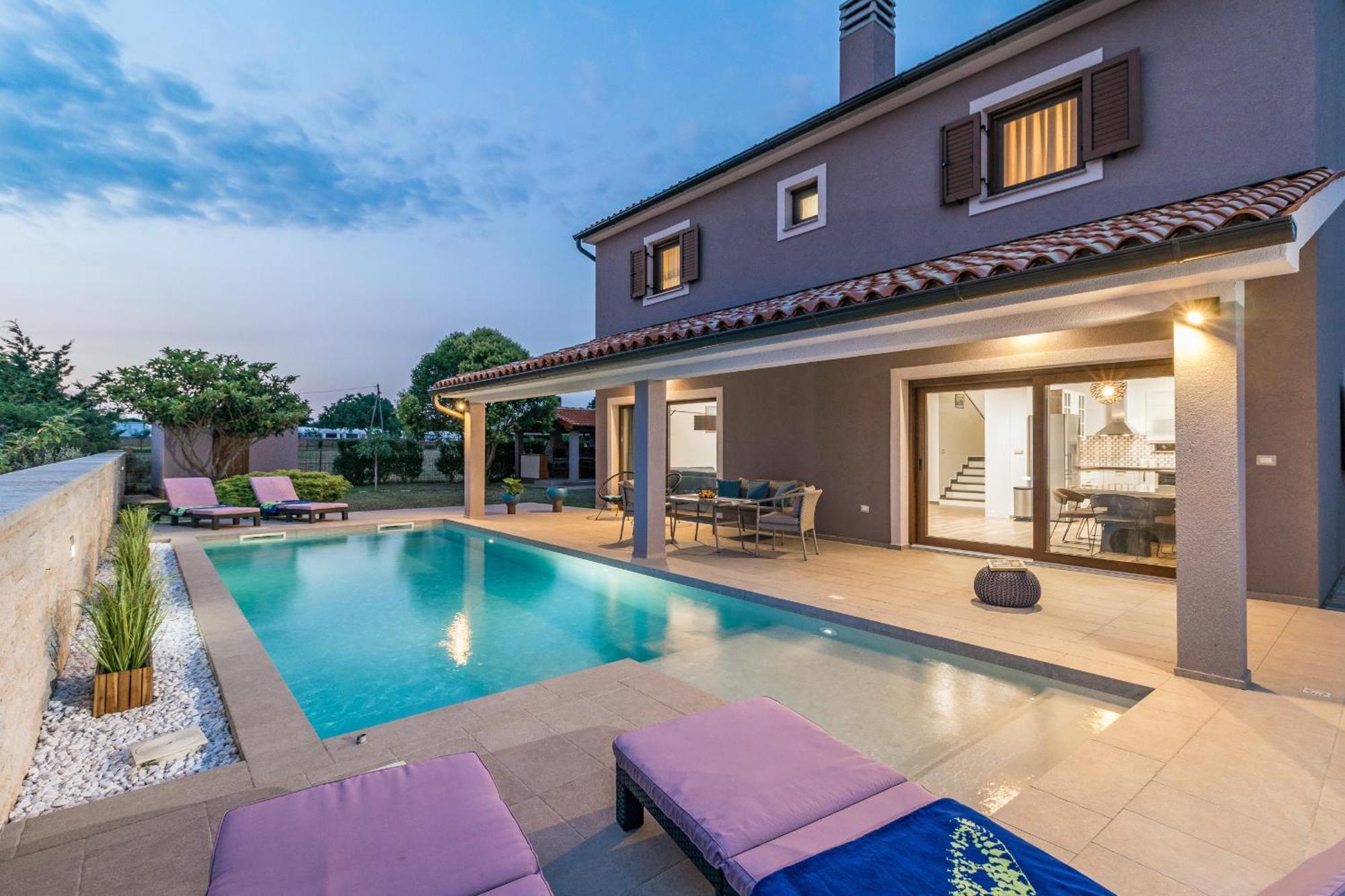 Villa Roma Near Pula For 6 People With Private Pool Jadreški Exterior foto