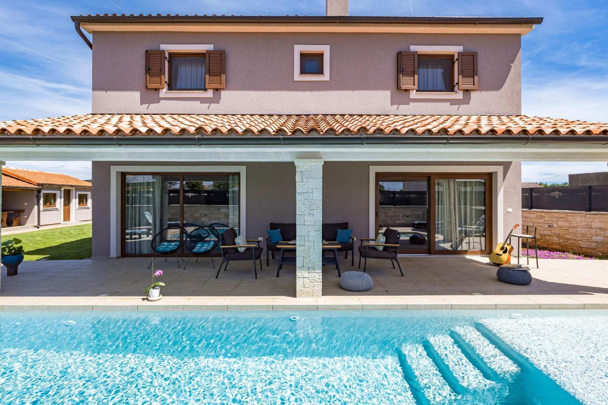 Villa Roma Near Pula For 6 People With Private Pool Jadreški Exterior foto