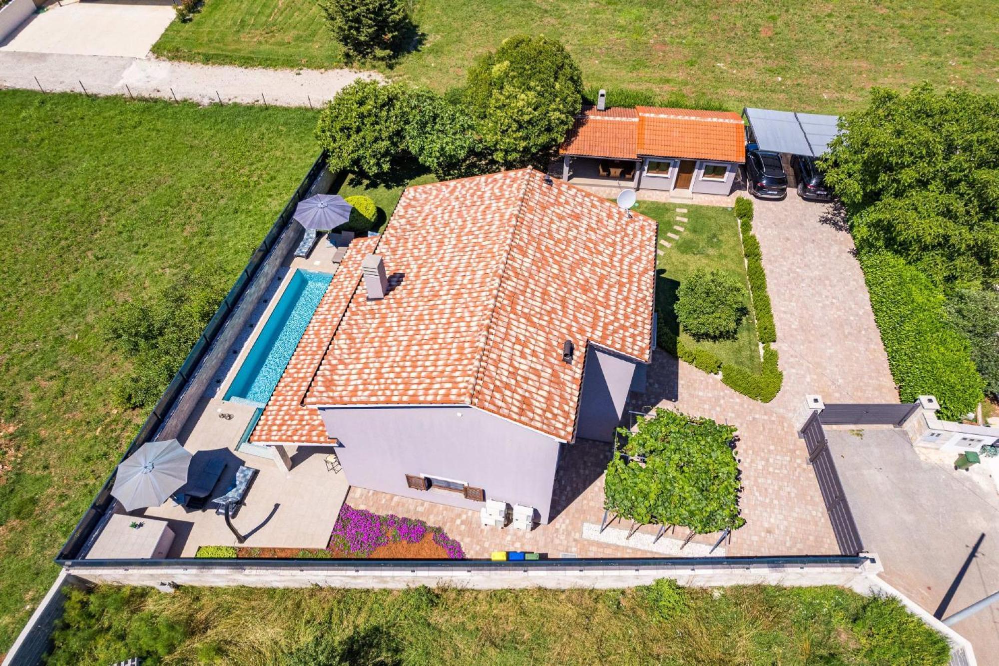 Villa Roma Near Pula For 6 People With Private Pool Jadreški Exterior foto